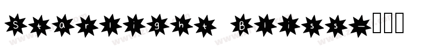 Starlight Bliss字体转换